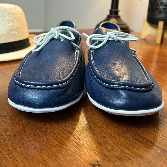 Rockport DALVER Walkability Navy Leather Ultimate Comfort Loafers 13 Slip On - Picture 6 of 11